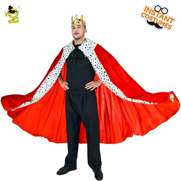 mens luxury king cape noble king costumes prince cosplay christmas red cape regal costumes, Black;red
mens luxury king cape noble king costumes prince cosplay christmas red cape regal costumes, Black;red