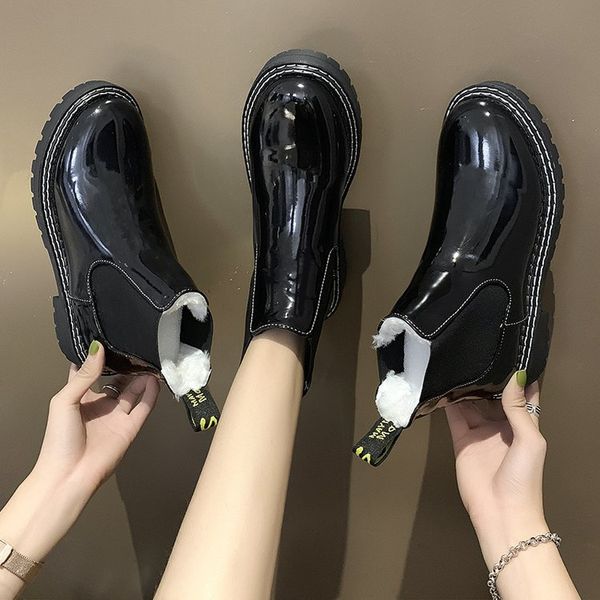 rock shoes woman women's rubber boots clogs platform lace up low heels booties winter footwear boots-women booties ladies round, Black
rock shoes woman women's rubber boots clogs platform lace up low heels booties winter footwear boots-women booties ladies round, Black