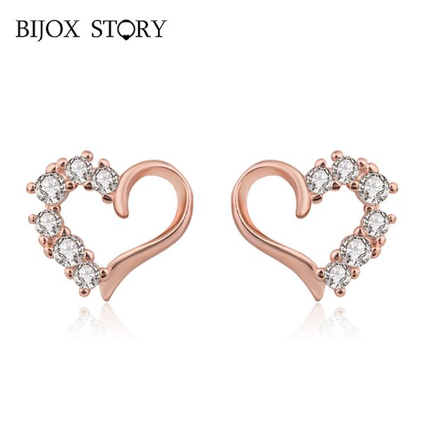 bijox story fashion 925 sterling silver stud earrings jewelry with 8*9mm heart-shape zircon gemstones earrings for women wedding, Golden;silver
bijox story fashion 925 sterling silver stud earrings jewelry with 8*9mm heart-shape zircon gemstones earrings for women wedding, Golden;silver