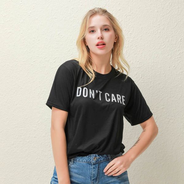 don't care women t shirt cotton casual funny t shirt gift for lady yong girl tee drop ship, White
don't care women t shirt cotton casual funny t shirt gift for lady yong girl tee drop ship, White