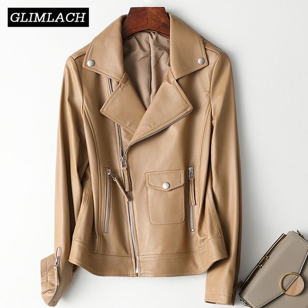 new fashion short slim real leather jacket women brown white lapel zipper genuine leather sheepskin coat motorcycle high quality, Black
new fashion short slim real leather jacket women brown white lapel zipper genuine leather sheepskin coat motorcycle high quality, Black