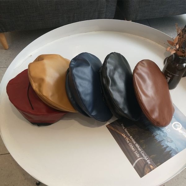 2020 new stylish beret cap for women casual faux pu leather hat girls autumn winter retro beanie caps french artist warmer hats, Blue;gray
2020 new stylish beret cap for women casual faux pu leather hat girls autumn winter retro beanie caps french artist warmer hats, Blue;gray