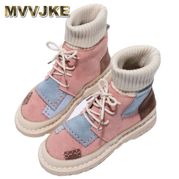 mvvjke autumn flat women's boots wool mouth single tie casual boots japanese wild martin boots, Black
mvvjke autumn flat women's boots wool mouth single tie casual boots japanese wild martin boots, Black