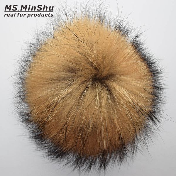 ms.minshu genuine raccoon fur pompom big fur ball for beanies natural pompom for hat charm
ms.minshu genuine raccoon fur pompom big fur ball for beanies natural pompom for hat charm