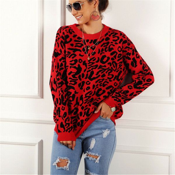 womens leopard printed sweaters autumn winter woolen knitwear knitshirts 2020 lady pullovers long sleeve sweater jumper new, White;black
womens leopard printed sweaters autumn winter woolen knitwear knitshirts 2020 lady pullovers long sleeve sweater jumper new, White;black