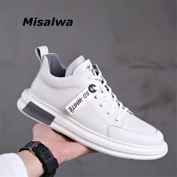 misalwa new arrival white leather men casual sneakers high moccasins brand fashion young men shoes winter / spring footwear, Black
misalwa new arrival white leather men casual sneakers high moccasins brand fashion young men shoes winter / spring footwear, Black