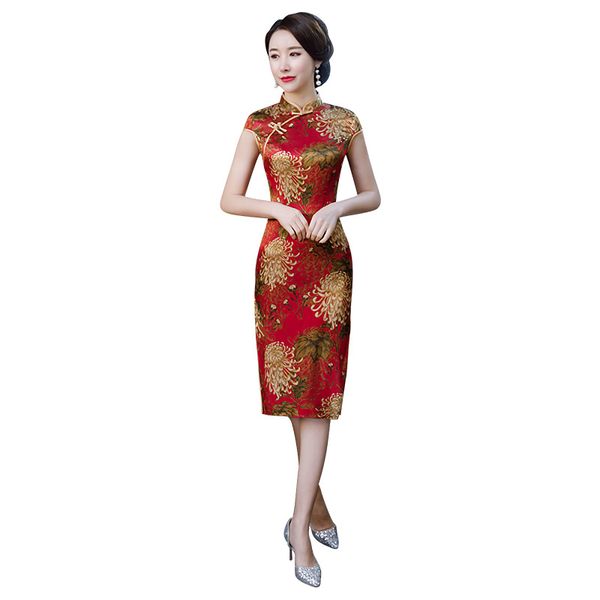 chinese style dress vintage oriental ladies short sleeve qipao classic stage show elegant female printed cheongsam -xxxl, Red
chinese style dress vintage oriental ladies short sleeve qipao classic stage show elegant female printed cheongsam -xxxl, Red