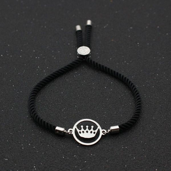 cute bear stainless steel crown couples bracelet charm simple adjustable lucky thread rope bracelets & bangles men women jewelry, Golden;silver
cute bear stainless steel crown couples bracelet charm simple adjustable lucky thread rope bracelets & bangles men women jewelry, Golden;silver