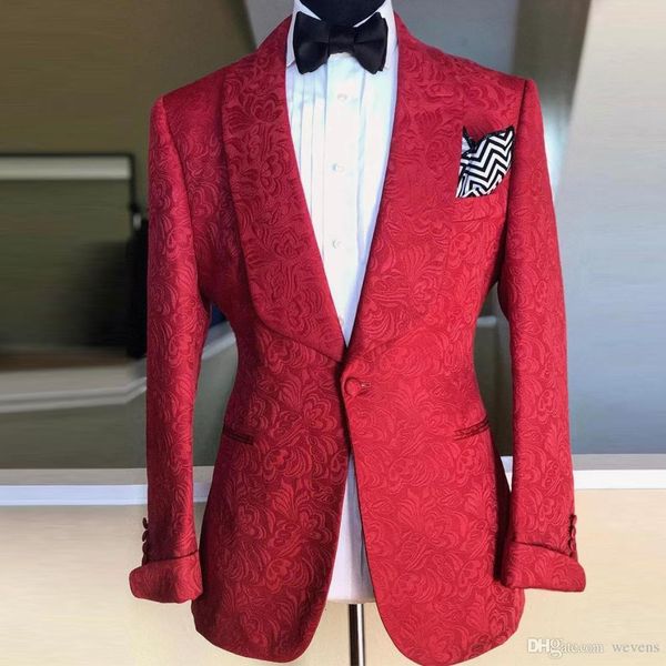 design red paisley men suits for wedding shawl lapel handsome groom tuxedos slim fit bridegroom blazers, Black;gray
design red paisley men suits for wedding shawl lapel handsome groom tuxedos slim fit bridegroom blazers, Black;gray
