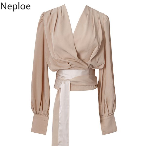 neploe 2020 new v-neck long sleeve bowie shirts solid color lace up slim waist shirt outfit summer women casual 1a396, White
neploe 2020 new v-neck long sleeve bowie shirts solid color lace up slim waist shirt outfit summer women casual 1a396, White