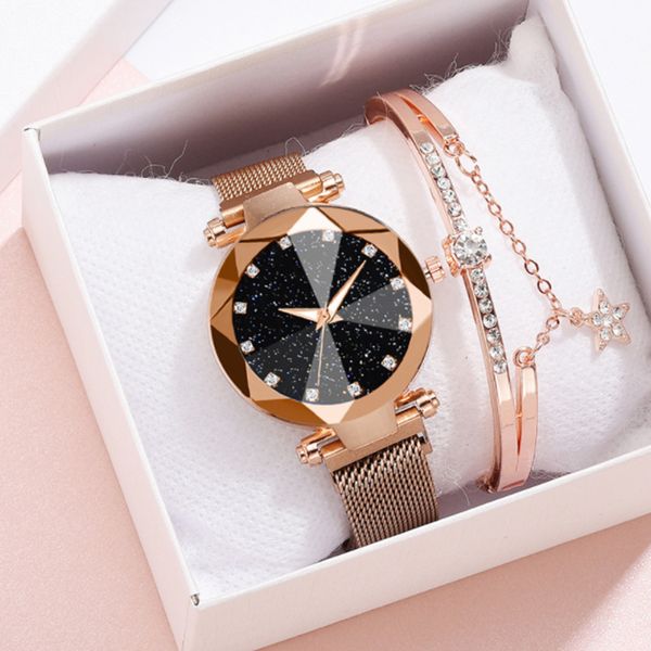 women wristwatches fashion ladies watch rose gold starry sky wrist watch magnet buckle gift clock relogio zegarek damski, Slivery;brown
women wristwatches fashion ladies watch rose gold starry sky wrist watch magnet buckle gift clock relogio zegarek damski, Slivery;brown