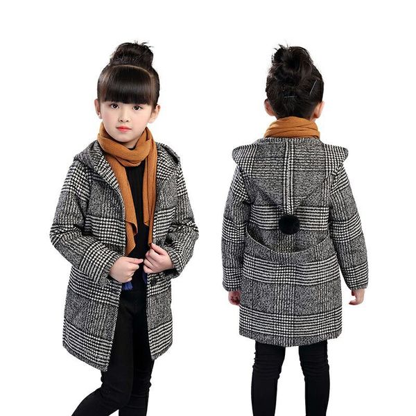 new kids teens girls school plaid wool & blends coat jacket for girls woolen jackets, Blue;gray
new kids teens girls school plaid wool & blends coat jacket for girls woolen jackets, Blue;gray