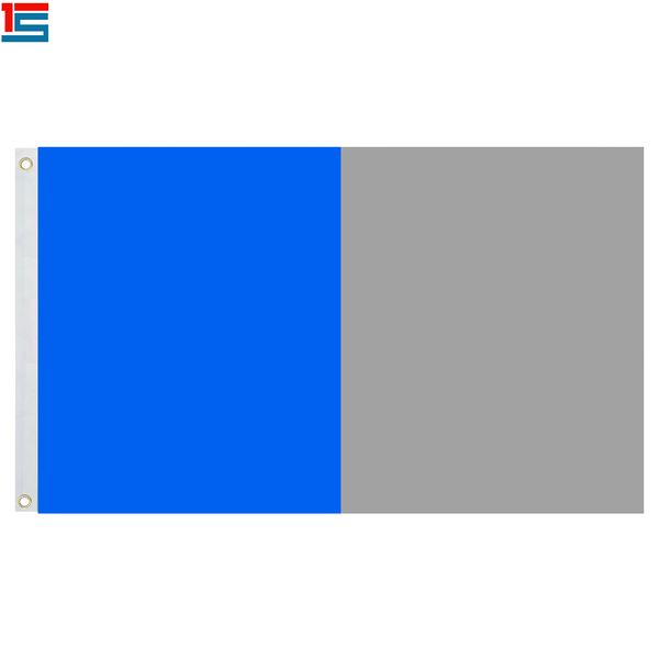 blue and grey color two-tone flag flag 3ft x 5ft polyester, 90*150cm flag with 2 grommets,flags of simple colour 
blue and grey color two-tone flag flag 3ft x 5ft polyester, 90*150cm flag with 2 grommets,flags of simple colour