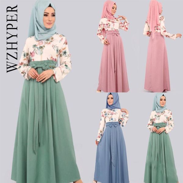 ethnic clothing women floral dresses turkey islamic dubai arabic hijab muslim long abaya bow ruffles casual fashion o neck lady maxi dress, Red
ethnic clothing women floral dresses turkey islamic dubai arabic hijab muslim long abaya bow ruffles casual fashion o neck lady maxi dress, Red