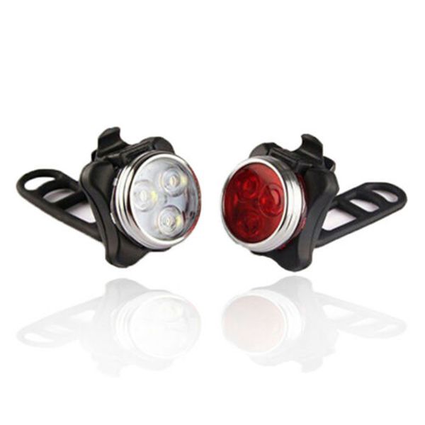 new rechargeable usb led bright bicycle warning light waterproof for cycling outdoor