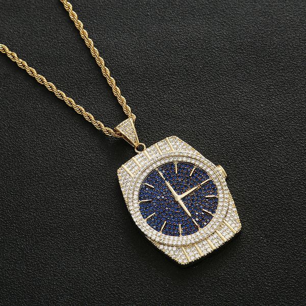 men hip hop iced out bling dial watch pendant necklaces aaa zircon male hiphop necklace charm jewelry gifts, Silver
men hip hop iced out bling dial watch pendant necklaces aaa zircon male hiphop necklace charm jewelry gifts, Silver