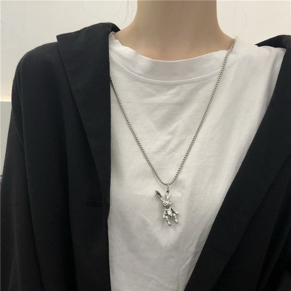 fashion punk pendant necklace for women men long simple personality wild sweater chain necklace hip hop jewelry gift 65cm, Silver
fashion punk pendant necklace for women men long simple personality wild sweater chain necklace hip hop jewelry gift 65cm, Silver