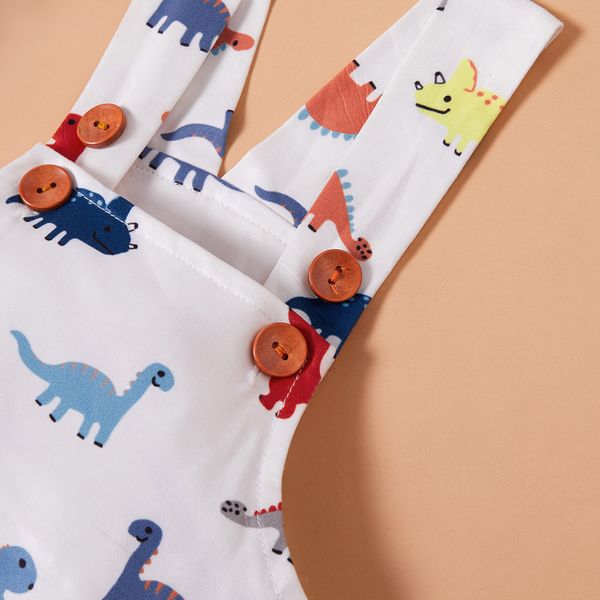 fashion newborn toddler baby boys girls outfits set short sleeve solid +overalls cartoon dinosaur suspender pants clothes#p4, White
fashion newborn toddler baby boys girls outfits set short sleeve solid +overalls cartoon dinosaur suspender pants clothes#p4, White