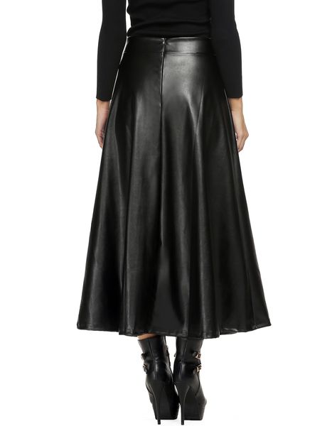 new winter pu leather skirt women mai long skirts womens high waist slim autumn vintage pleated skirt black
new winter pu leather skirt women mai long skirts womens high waist slim autumn vintage pleated skirt black