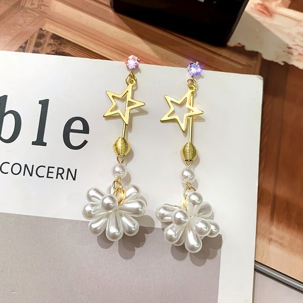 drejew gold star pearl flower rhinestone tassel statement earrings sets 925 drop earrings for women wedding jewelry, Silver
drejew gold star pearl flower rhinestone tassel statement earrings sets 925 drop earrings for women wedding jewelry, Silver
