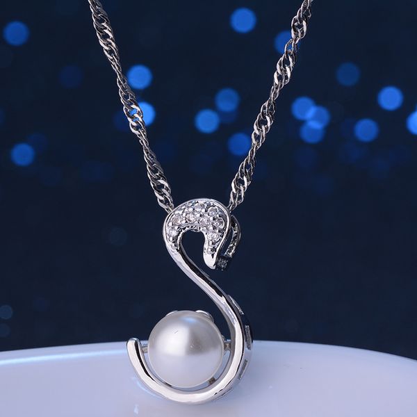 manufacturers direct selling korean-style imitation silver jewelry natural freshwater pearls swan pendant necklace women's coppe
manufacturers direct selling korean-style imitation silver jewelry natural freshwater pearls swan pendant necklace women's coppe