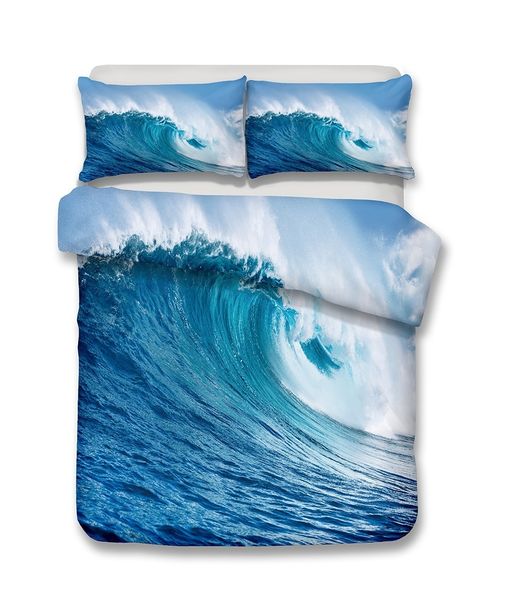 sea wave pattern 3d lifelike bedding set print duvet cover doona cover set bed linen home textiles 
sea wave pattern 3d lifelike bedding set print duvet cover doona cover set bed linen home textiles