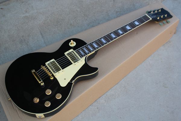 factory black electric guitar with rosewood fingerboard,milk white pickguard,cream binding,gold hardwares,can be customized
factory black electric guitar with rosewood fingerboard,milk white pickguard,cream binding,gold hardwares,can be customized