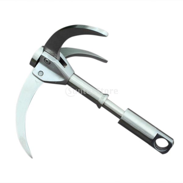 steel grappling hook foldable climbing claws 350kg load survival carabiner tool
steel grappling hook foldable climbing claws 350kg load survival carabiner tool