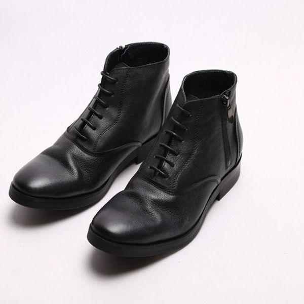 winter fashion men motorcycle boots genuine leather ankle boots men high shoes vintage classic men cowboy boots e89, Black
winter fashion men motorcycle boots genuine leather ankle boots men high shoes vintage classic men cowboy boots e89, Black
