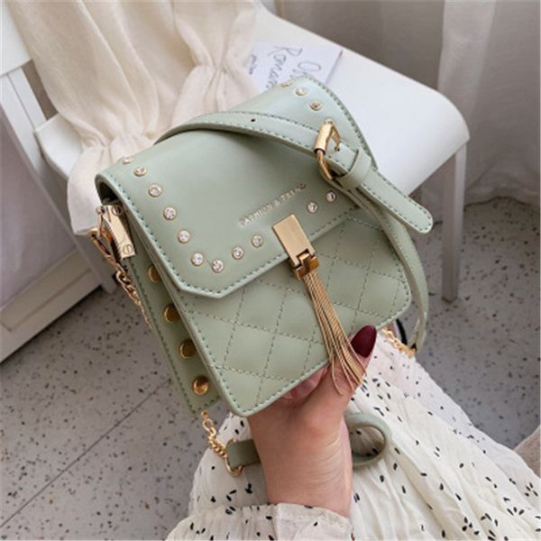 solid color tassel crossbody bags for women 2020 fashion chains linger shoulder messenger bag ladies rivets handbags and purses
solid color tassel crossbody bags for women 2020 fashion chains linger shoulder messenger bag ladies rivets handbags and purses