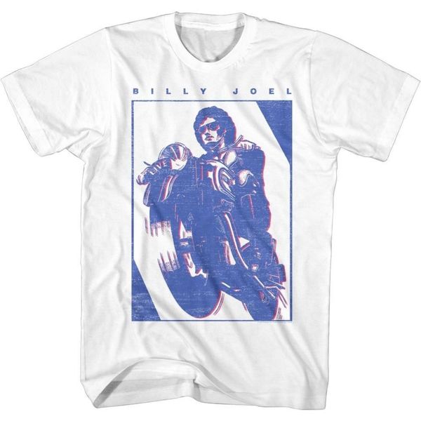 3d male t shirt men's short sleeve billy joel summer o - neck tee shirt, White;black
3d male t shirt men's short sleeve billy joel summer o - neck tee shirt, White;black