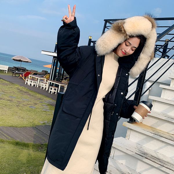2019 autumn and winter down jacket women's korean-style large fur collar loose-fit students cotton-padded clothes fashion coat o, Blue;black
2019 autumn and winter down jacket women's korean-style large fur collar loose-fit students cotton-padded clothes fashion coat o, Blue;black