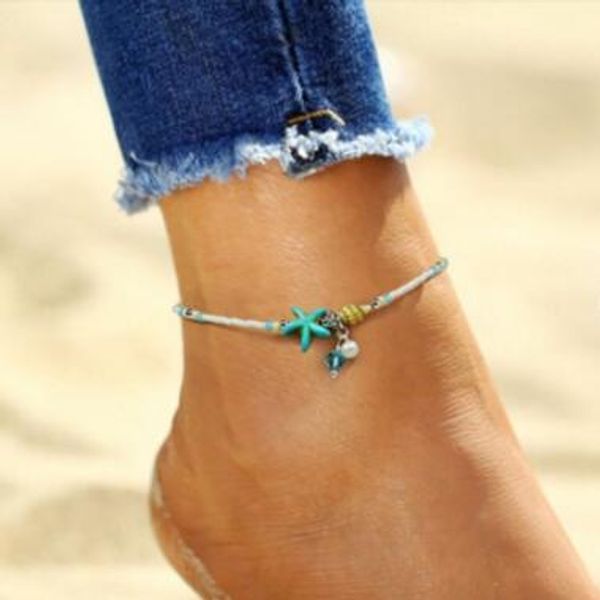 shell anklet pearl beads starfish anklets for women fashion vintage handmade barefoot sandal statement bracelet foot boho jewelry, Red;blue
shell anklet pearl beads starfish anklets for women fashion vintage handmade barefoot sandal statement bracelet foot boho jewelry, Red;blue