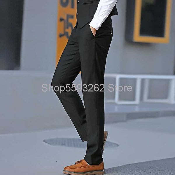 four seasons men's trousers slim youth business casual professional suit pants wild dress pants, White;black
four seasons men's trousers slim youth business casual professional suit pants wild dress pants, White;black