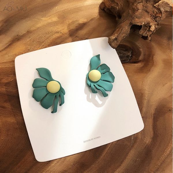 aomu 2019 vintage s925 sterling silver pin green flower petal hit color stud earrings for women girl party gift jewelry bijoux, Golden;silver
aomu 2019 vintage s925 sterling silver pin green flower petal hit color stud earrings for women girl party gift jewelry bijoux, Golden;silver