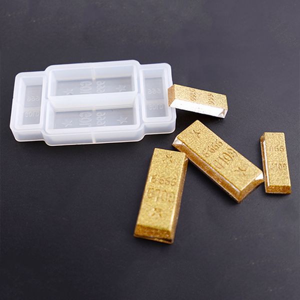 gold bar resin jewelry epoxy making casting molds, diy pendant silicone mold, crafting, home decoration craft tool, 94 x 50 x 12mm
gold bar resin jewelry epoxy making casting molds, diy pendant silicone mold, crafting, home decoration craft tool, 94 x 50 x 12mm