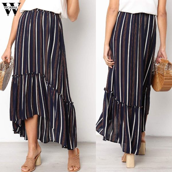 womail skirts womens fashion bohemian high waist striped summer asymmetrical ladies skirt maxi long skirts for women m523, Black
womail skirts womens fashion bohemian high waist striped summer asymmetrical ladies skirt maxi long skirts for women m523, Black