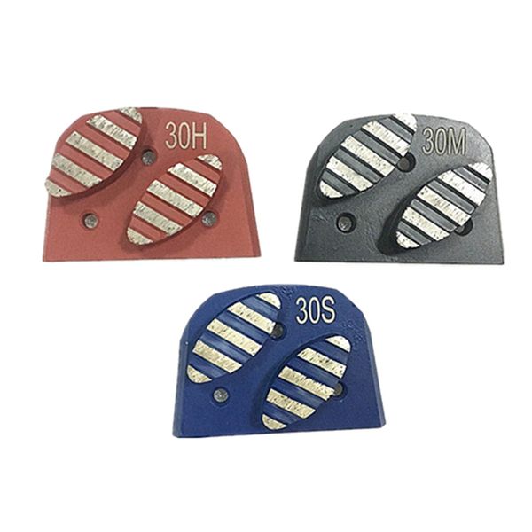 metal bond lavina concrete grinding plate two oval segments lavina quick lock grinding pad for concrete coating epoxy 12pcs