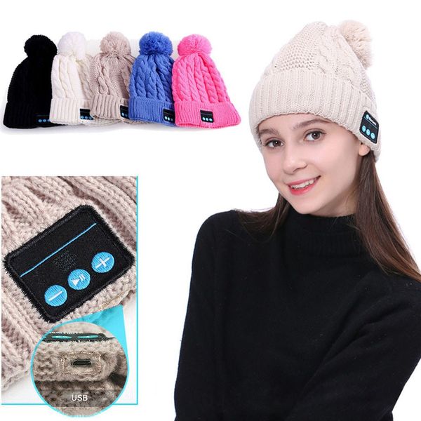 wireless bluetooth smart woman cap headset headphone speaker mic girls headgear keep warm earmuffs pompom beanie sporthat, Yellow
wireless bluetooth smart woman cap headset headphone speaker mic girls headgear keep warm earmuffs pompom beanie sporthat, Yellow