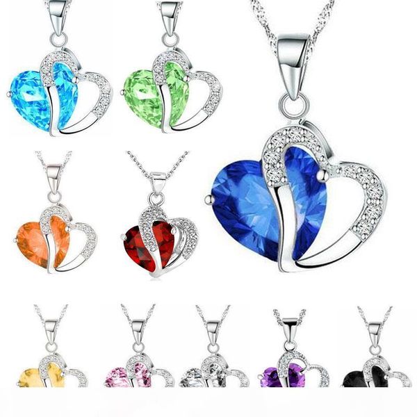 женщины моды сердце кристалл rhinestone серебряные цепи ожерелье ювелирные изделия 10 цвет длина 17,7" дюймов lr013, Silver
женщины моды сердце кристалл rhinestone серебряные цепи ожерелье ювелирные изделия 10 цвет длина 17,7" дюймов lr013, Silver
