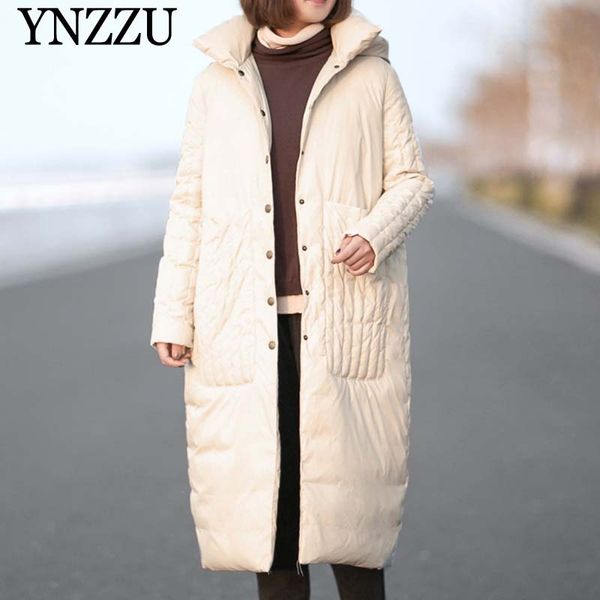 2019 winter hooded solid women down jacket loose casual oversize long down coats warm single breasted female outwear ynzzu yo961, Black
2019 winter hooded solid women down jacket loose casual oversize long down coats warm single breasted female outwear ynzzu yo961, Black