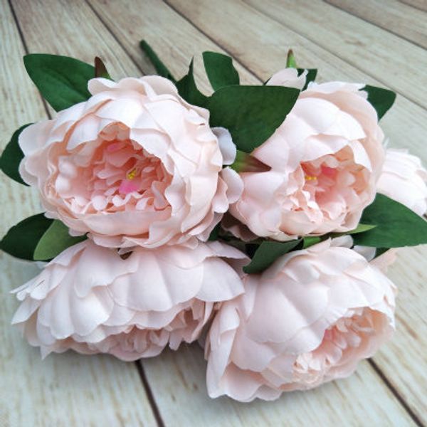 1pc artificial flowers 5 heads peony simulation holding flower home arch garden wedding l decoration bouquet plant accessori
1pc artificial flowers 5 heads peony simulation holding flower home arch garden wedding l decoration bouquet plant accessori