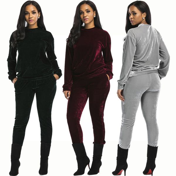 sportswear tracksuit casual suit for women velvet sweater sweatshirt+pants running jogging sportssuit workout set, Black;blue
sportswear tracksuit casual suit for women velvet sweater sweatshirt+pants running jogging sportssuit workout set, Black;blue