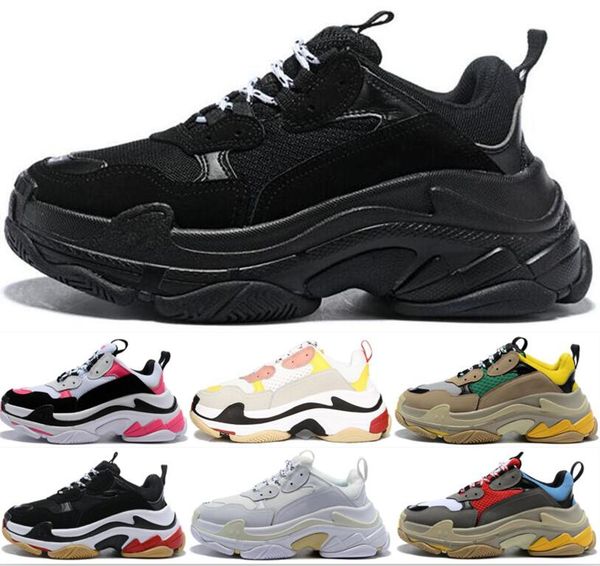 2019 new triple-s designer shoes low platform sneakers triple s mens casual women fashion paris designer casual sports trainers zapatos, Black
2019 new triple-s designer shoes low platform sneakers triple s mens casual women fashion paris designer casual sports trainers zapatos, Black