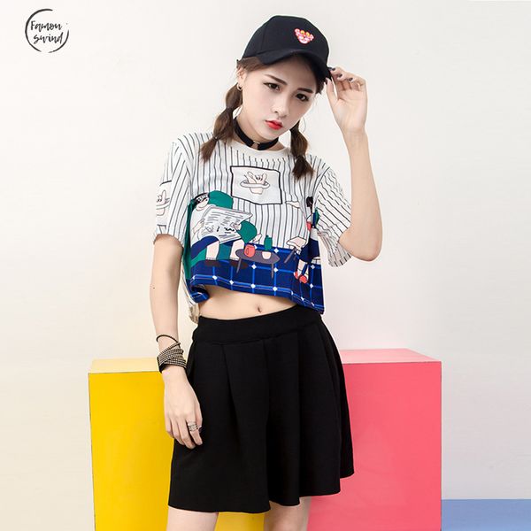 beautiful new woman t shirt accidental line figure printed with round neck summer rop harajuku sleeve short sleeve interesting, White
beautiful new woman t shirt accidental line figure printed with round neck summer rop harajuku sleeve short sleeve interesting, White