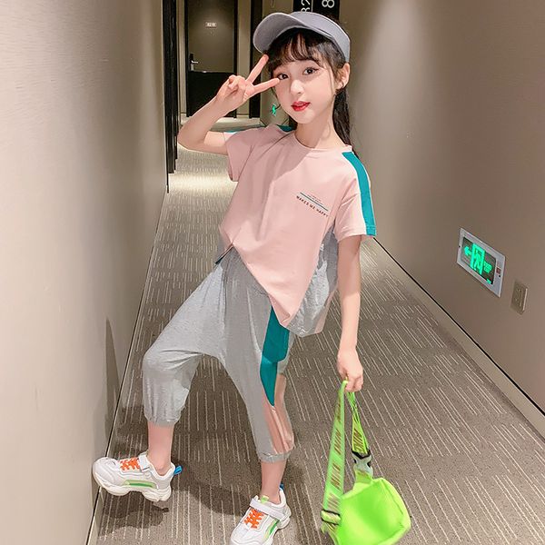 children's summer clothes set toddler kids short sleeve t shirts pants 2pcs sport suit casual costume for girls 6 8 10 year, White
children's summer clothes set toddler kids short sleeve t shirts pants 2pcs sport suit casual costume for girls 6 8 10 year, White