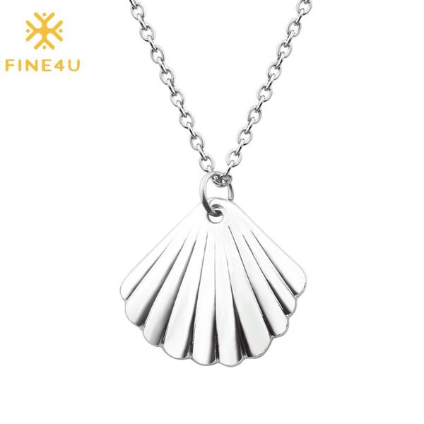 fine4u n537 new bohemia stainless steel natural seashell pendant necklace hawaiian style summer jewelry, Silver
fine4u n537 new bohemia stainless steel natural seashell pendant necklace hawaiian style summer jewelry, Silver