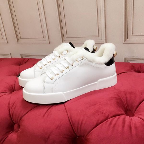 2019 new designer women/men casual shoes white plush genuine leather flat bottom ing, Black
2019 new designer women/men casual shoes white plush genuine leather flat bottom ing, Black