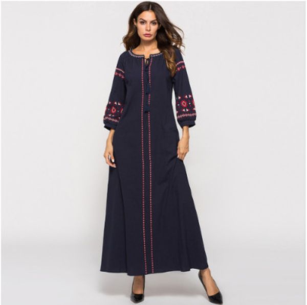 women long sleeve muslim turkish middle east dubai embroidery tassel cotton linen dress abaya islamic abaya long dress fw61, Red
women long sleeve muslim turkish middle east dubai embroidery tassel cotton linen dress abaya islamic abaya long dress fw61, Red