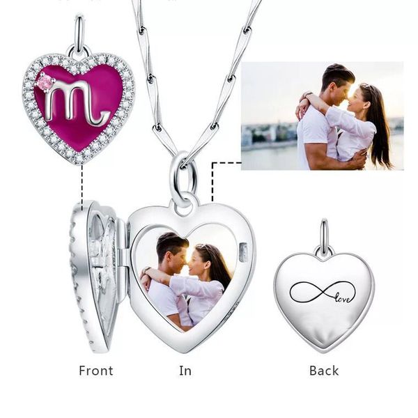 s925 sterling sliver made p medallions necklace & pendant women's 12 constellations pendant cubic zircon for gift, Silver
s925 sterling sliver made p medallions necklace & pendant women's 12 constellations pendant cubic zircon for gift, Silver